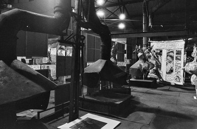 Wystawa &bdquo;Co słychać&rdquo;, dawna Fabryka Norblina, Warszawa, 1987