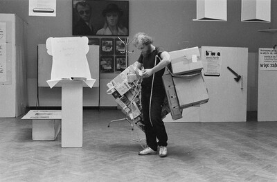 Wystawa performance, sesja i odczyty &bdquo;ZAPISY&rdquo;, Galeria BWA, Lublin 1983