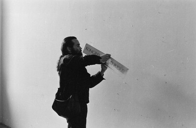 Performance exhibition, session and readings "RECORDS", BWA Gallery, Lublin, 1983