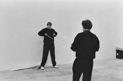 Międzynarodowe spotkanie artyst&oacute;w &bdquo;Videoperformance&rdquo;, Koszalin, 1990