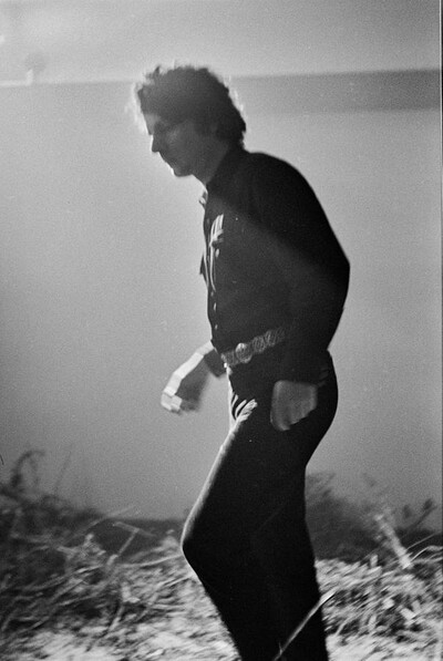 Krzysztof Zarębski, performance of "Flowers", Women's League Club, Warsaw, 1971