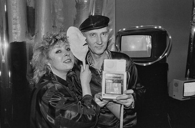 Jolanta Lothe, Piotr Lachman, "Act-ress II" (rehearsals), SPAM, Warsaw, 1989