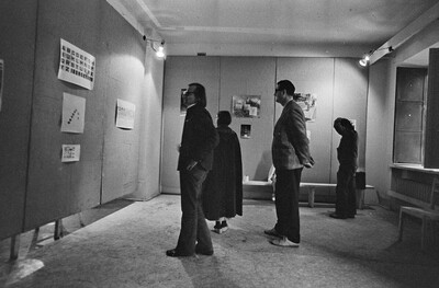 Miroslav Klivar w Galerii Repassage, 1975