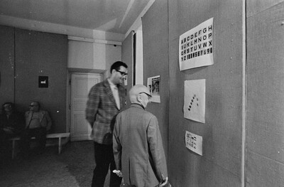 Miroslav Klivar w Galerii Repassage, 1975