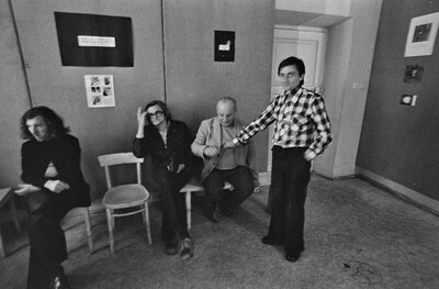 Miroslav Klivar w Galerii Repassage, 1975