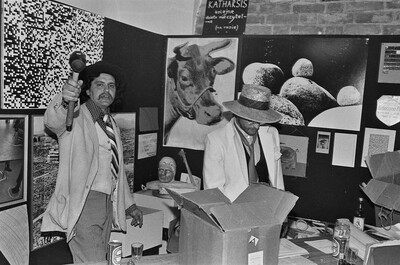 Jacek Kryszkowski, Adam Rzepecki &bdquo;Pozbędziemy się dzieł sztuki światowej i rodzimej jakie znajdują się w naszym zasięgu&rdquo;, Mała Galeria, Warszawa, 1985