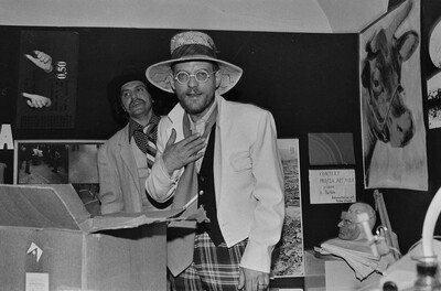 Jacek Krzyszkowski, Adam Rzepecki, "We will get rid of the world and native artworks within our reach", Mała Gallery, Warsaw, 1985