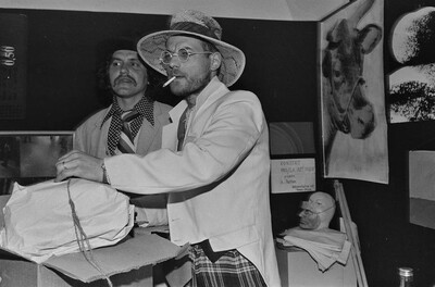 Jacek Krzyszkowski, Adam Rzepecki, "We will get rid of the world and native artworks within our reach", Mała Gallery, Warsaw, 1985