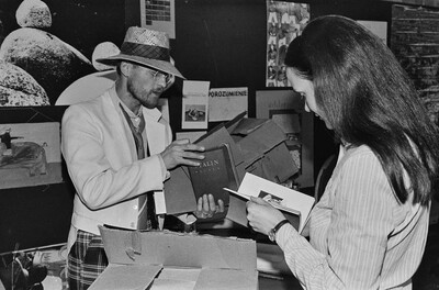 Jacek Krzyszkowski, Adam Rzepecki, "We will get rid of the world and native artworks within our reach", Mała Gallery, Warsaw, 1985