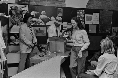 Jacek Krzyszkowski, Adam Rzepecki, "We will get rid of the world and native artworks within our reach", Mała Gallery, Warsaw, 1985