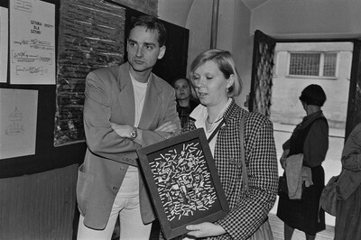 Jacek Krzyszkowski, Adam Rzepecki, "We will get rid of the world and native artworks within our reach", Mała Gallery, Warsaw, 1985