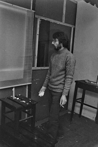 Krzysztof Zarębski, performance, Sigma Gallery, Warsaw, 1973
