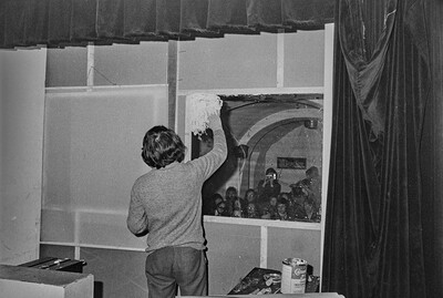 Krzysztof Zarębski, performance, Sigma Gallery, Warsaw, 1973
