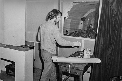Krzysztof Zarębski, performance, Sigma Gallery, Warsaw, 1973