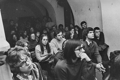Krzysztof Zarębski, performance, Sigma Gallery, Warsaw, 1973
