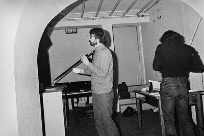 Krzysztof Zarębski, performance, Sigma Gallery, Warsaw, 1973