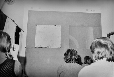 Krzysztof Zarębski, performance, Sigma Gallery, Warsaw, 1973