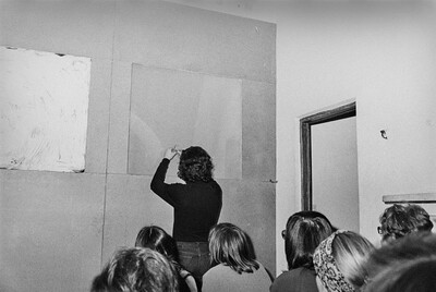 Krzysztof Zarębski, performance, Sigma Gallery, Warsaw, 1973