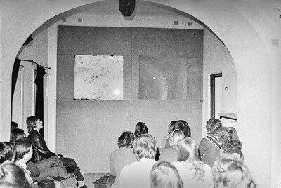 Krzysztof Zarębski, performance, Sigma Gallery, Warsaw, 1973