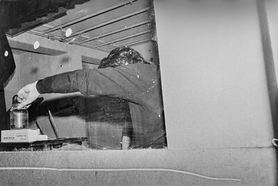 Krzysztof Zarębski, performance, Sigma Gallery, Warsaw, 1973
