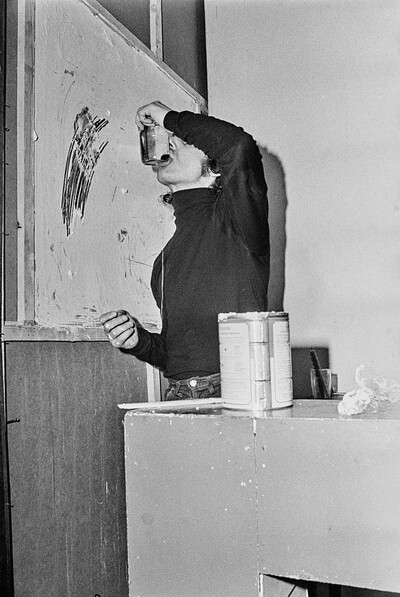 Krzysztof Zarębski, performance, Sigma Gallery, Warsaw, 1973