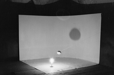 Plein-air "Work Offered", Karlino, 1987