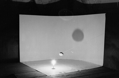 Plein-air "Work Offered", Karlino, 1987