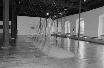Exhibition "Construction in Process" (documentation), Ł&oacute;dź, 1990
