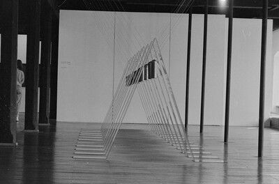 Exhibition "Construction in Process" (documentation), Ł&oacute;dź, 1990