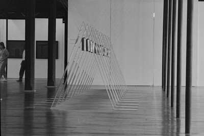Exhibition "Construction in Process" (documentation), Ł&oacute;dź, 1990