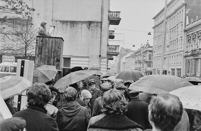 "Construction in Process" exhibition, Ł&oacute;dź, 1981