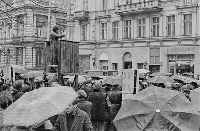 "Construction in Process" exhibition, Ł&oacute;dź, 1981