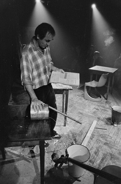 "Construction in Process" exhibition, Ł&oacute;dź, 1981
