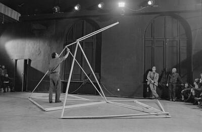 "Construction in Process" exhibition, Ł&oacute;dź, 1981