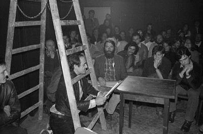 "Construction in Process" exhibition, Ł&oacute;dź, 1981
