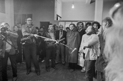 "Construction in Process" exhibition, Ł&oacute;dź, 1981