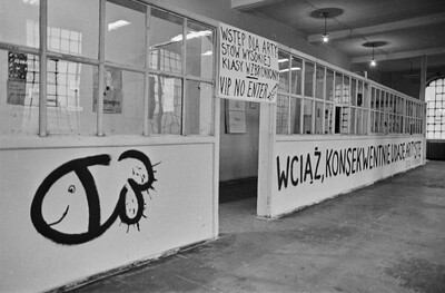 "Construction in Process" exhibition, Ł&oacute;dź, 1981