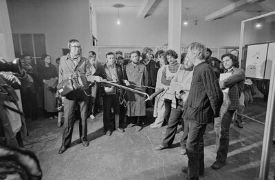 "Construction in Process" exhibition, Ł&oacute;dź, 1981