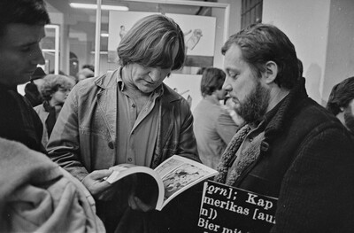 "Construction in Process" exhibition, Ł&oacute;dź, 1981