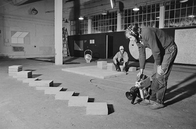 "Construction in Process" exhibition, Ł&oacute;dź, 1981
