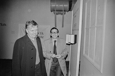"Construction in Process" exhibition, Ł&oacute;dź, 1981