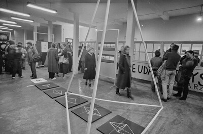 "Construction in Process" exhibition, Ł&oacute;dź, 1981