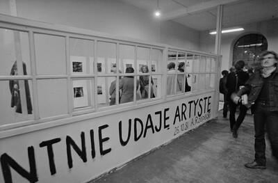 "Construction in Process" exhibition, Ł&oacute;dź, 1981