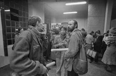 "Construction in Process" exhibition, Ł&oacute;dź, 1981