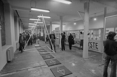 "Construction in Process" exhibition, Ł&oacute;dź, 1981