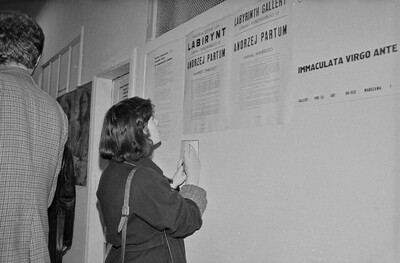 "Construction in Process" exhibition, Ł&oacute;dź, 1981