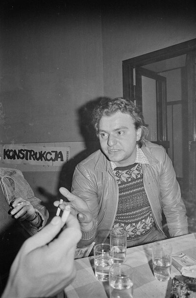 "Construction in Process" exhibition, Ł&oacute;dź, 1981