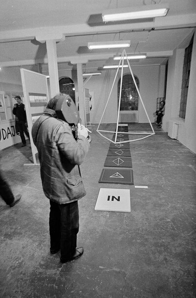 "Construction in Process" exhibition, Ł&oacute;dź, 1981