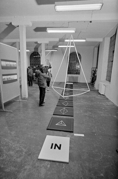 "Construction in Process" exhibition, Ł&oacute;dź, 1981