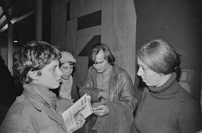 "Construction in Process" exhibition, Ł&oacute;dź, 1981